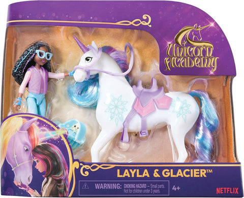 Unicorn Academy Small Doll & Unicorn Set