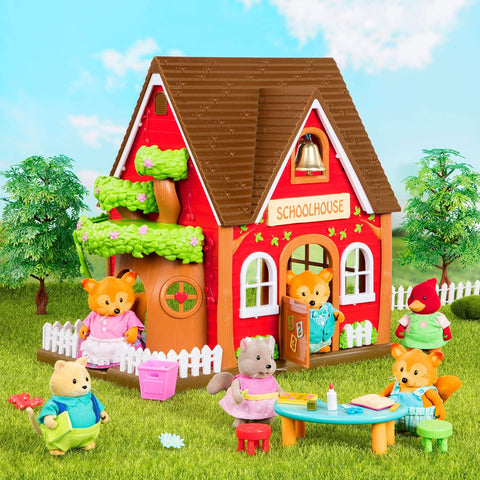 Li'l Woodzeez Woodland Schoolhouse Playset