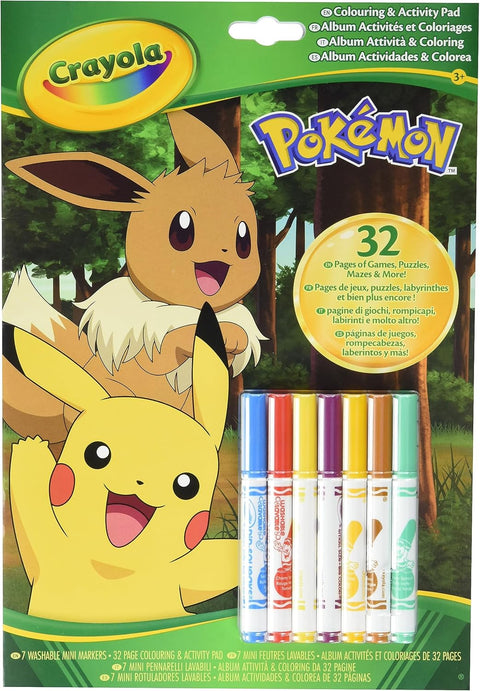 Crayola Pokémon Activity Book