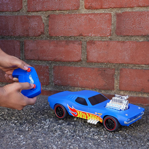 Hot Wheels 1:16 RC Rodger Dodger USB-Rechargeable