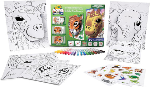 Crayola Color Pops All In One Jungle 3D Activity Set