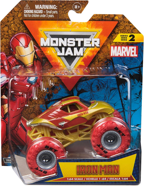 Monster Jam 1:64 Marvel Single Pack Assorted