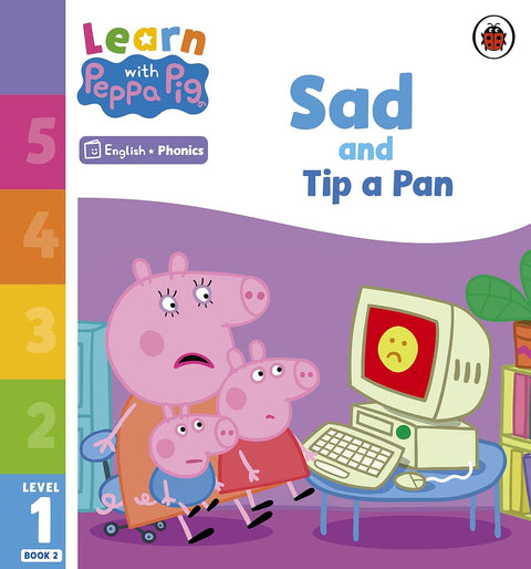 Learn with Peppa Level 1 Sad and Tip a Pan