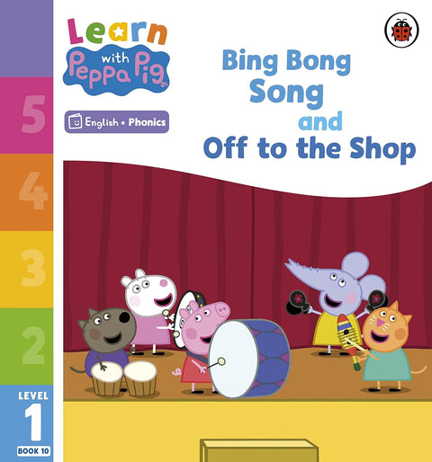 Learn with Peppa Level 1 Bing Bong Song and Off to the Shop