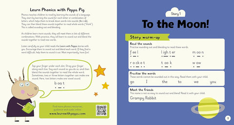 Learn with Peppa Level 2 To the Moon! and Peeking in Rock Pools