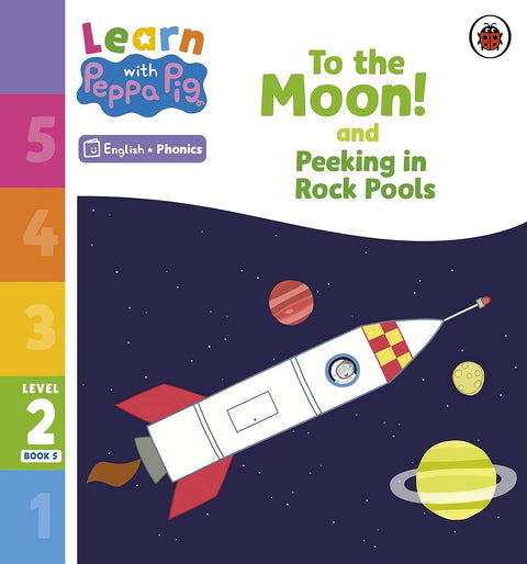 Learn with Peppa Level 2 To the Moon! and Peeking in Rock Pools