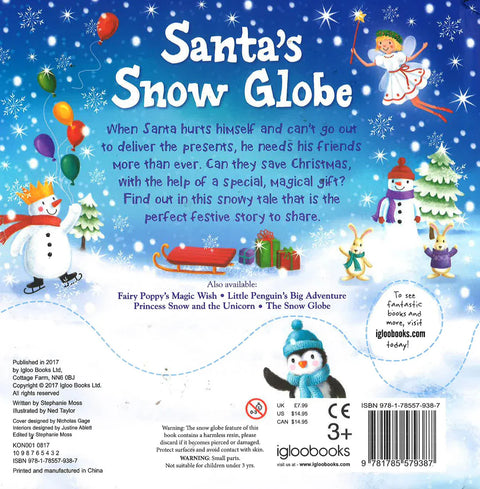Glitter Globes Santa's Snow Globe