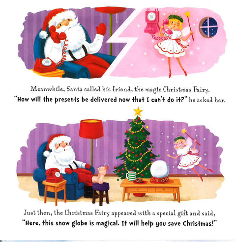 Glitter Globes Santa's Snow Globe