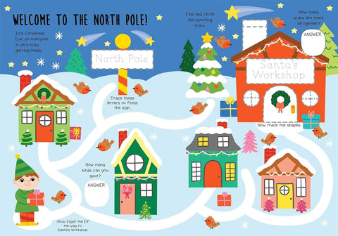 Wipe-Clean Fun Christmas, Fun Learning Activities with Wipe-Clean Pen