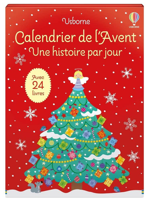 Calendrier de l'Avent, Une Histoire Par Jour Rouge