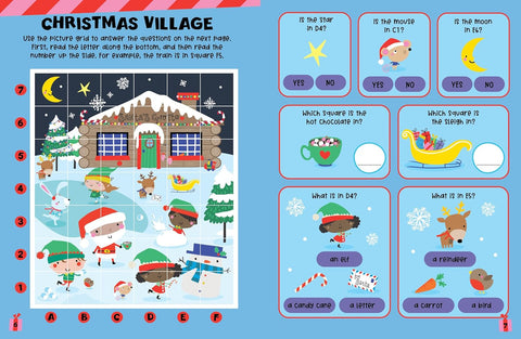 Jolly Santa Christmas Activity Book