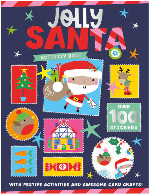 Jolly Santa Christmas Activity Book