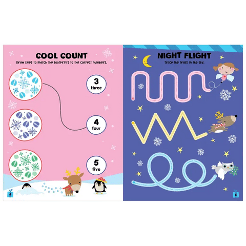 Reindeer Express Christmas Activity Book