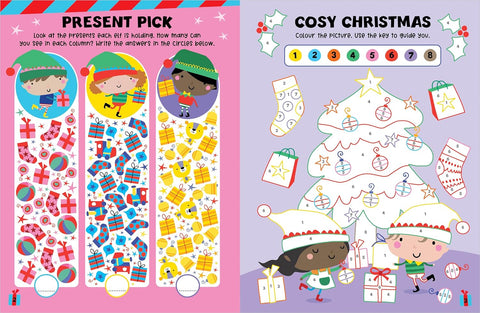 Elf's Adventure Christmas Activity Book