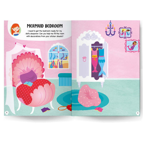 Doll's House Sticker Book Mermaid