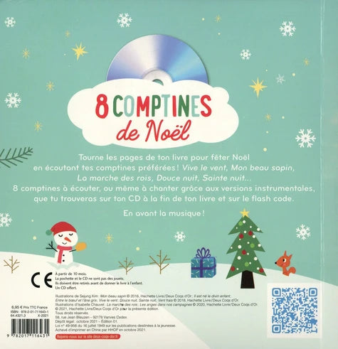 8 Comptines De Noël + CD