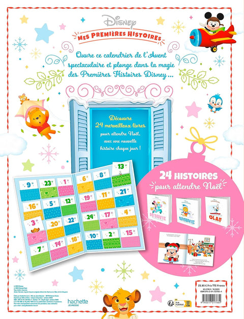 Disney Baby Le Calendrier de l'Avent, 24 Histoires Pour Attendre Noël