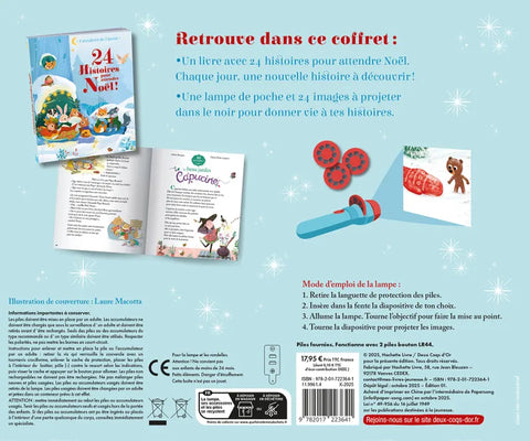 24 Histoires Pour Attendre Noël, Coffret Lampe