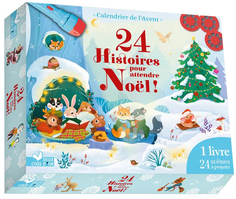24 Histoires Pour Attendre Noël, Coffret Lampe