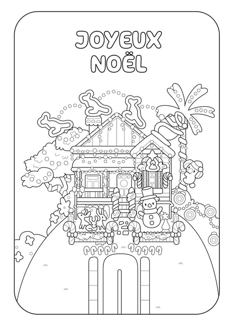 Bluey Livre De Coloriages Joyeux Noël