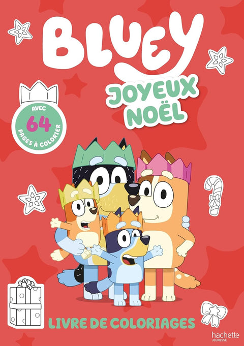 Bluey Livre De Coloriages Joyeux Noël