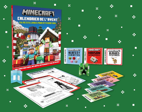 Minecraft Calendrier De l'avent 24 Petits Livres Pour Attendre Noël