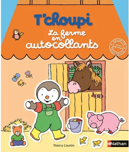 T'choupi La Ferme En Autocollants