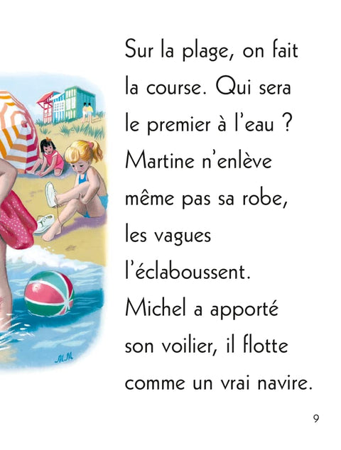 Je commence à lire avec Martine 21, Martine à la mer