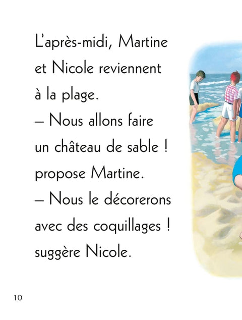 Je commence à lire avec Martine 21, Martine à la mer