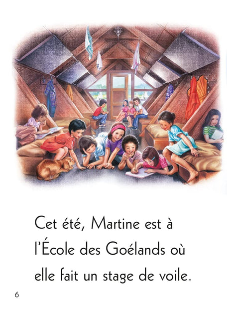 Je commence à lire avec Martine 56, Martine Fait De La Voile