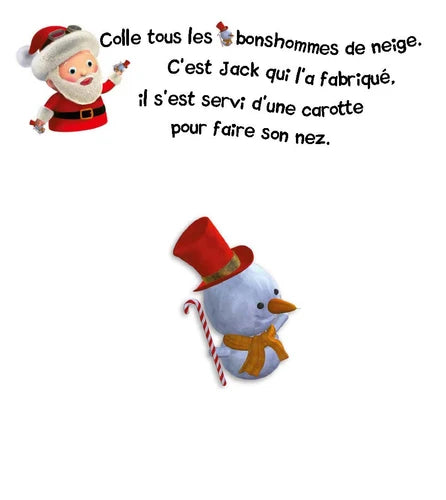 Gommettes P’tit Garçon Vive Noël!