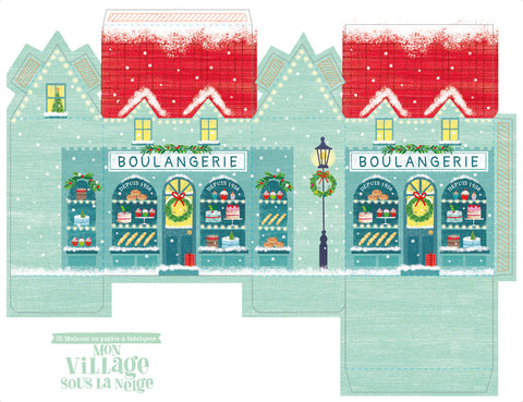 Mon Village Sous La Neige 25 Maisons En Papier à Assembler
