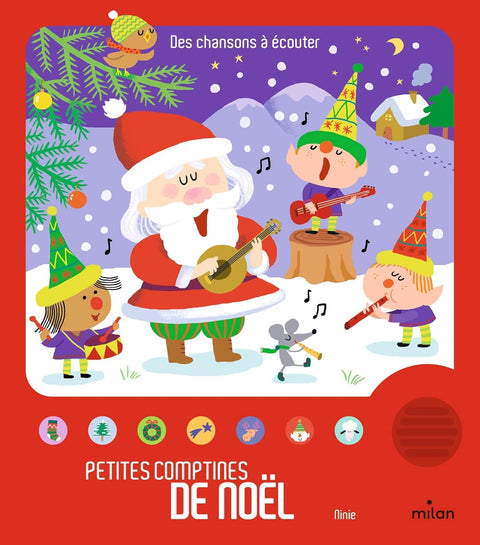 Petites Comptines de Noël Livre Sonore