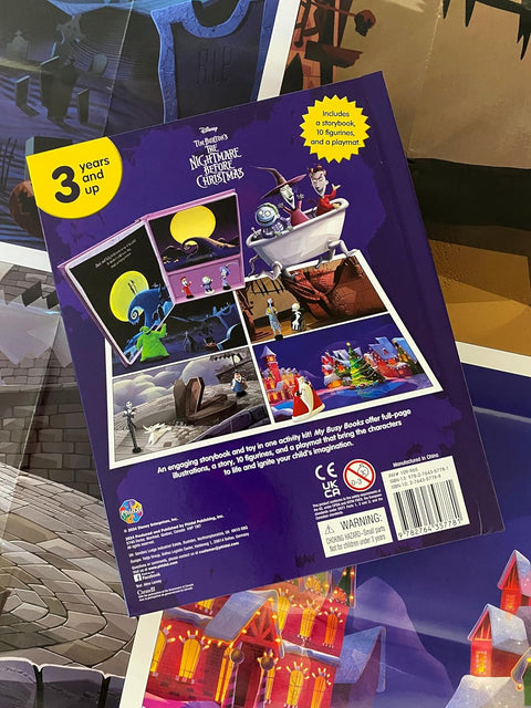 My Busy Book Disney Nightmare Before Christmas with 10 Figurines