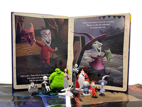 My Busy Book Disney Nightmare Before Christmas with 10 Figurines