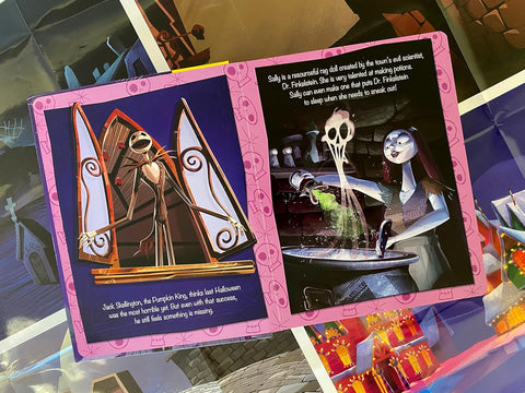 My Busy Book Disney Nightmare Before Christmas with 10 Figurines