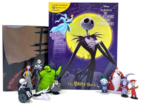 My Busy Book Disney Nightmare Before Christmas with 10 Figurines