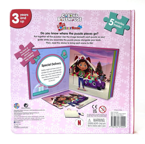 Gabby's Dollhouse Christmas My First Puzzle Book