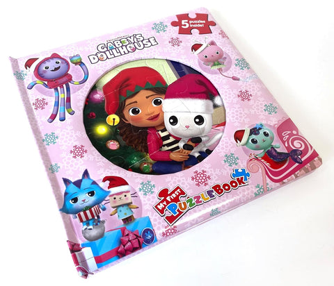 Gabby's Dollhouse Christmas My First Puzzle Book