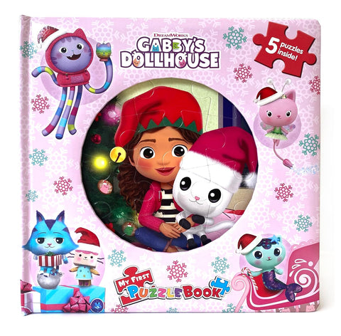 Gabby's Dollhouse Christmas My First Puzzle Book