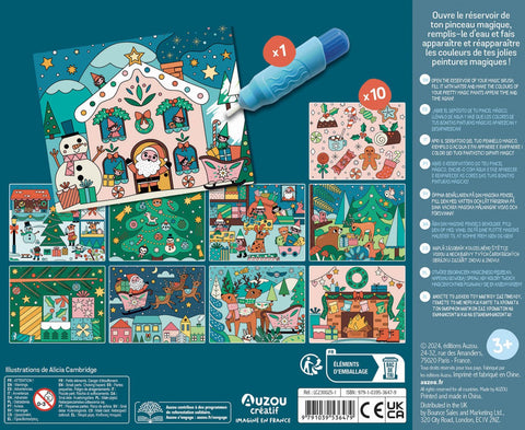 Mon Coffret d'artiste Mes Premières Peintures Magiques de Noël