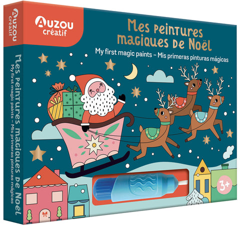 Mon Coffret d'artiste Mes Premières Peintures Magiques de Noël