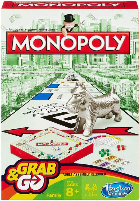 Hasbro Gaming Monopoly Grab & Go Game