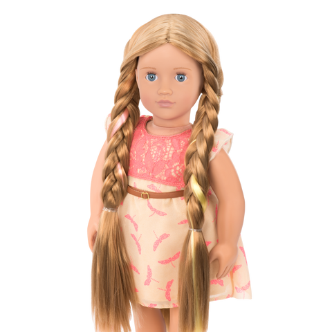 Our Generation Portia 18" Hair Play Doll with Extendable Braids