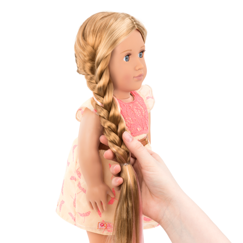 Our Generation Portia 18" Hair Play Doll with Extendable Braids