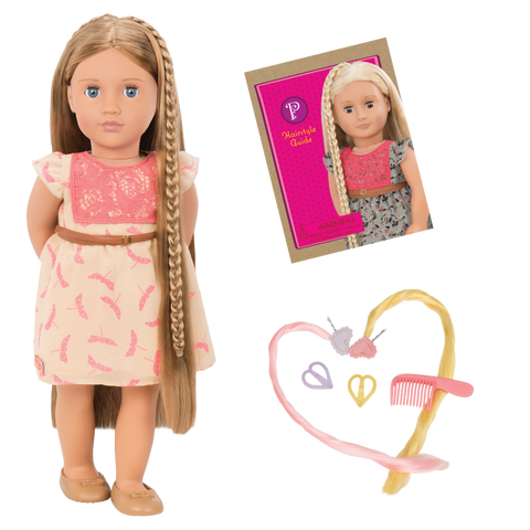 Our Generation Portia 18" Hair Play Doll with Extendable Braids