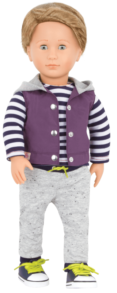 Our Generation Raphael 18" Doll With Hoodie