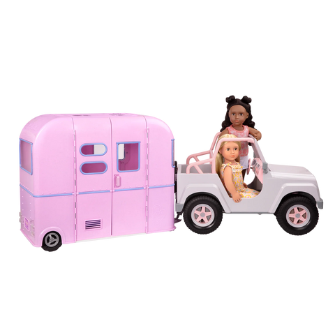 Our Generation R.V. Seeing You Camper Purple for 18" Dolls