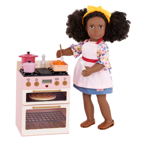 Our Generation Make & Bake Stove 25-pc Double Oven Kitchen Playset for 18" Dolls