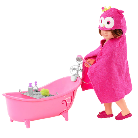 Our Generation Owl Be Relaxing Bathtub Set for 18" Doll